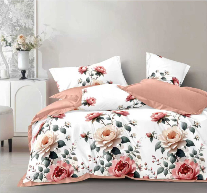 Lenjerie Finet 6 piese cu husa de pat pentru saltea de 160x200 si 180x200 [3]