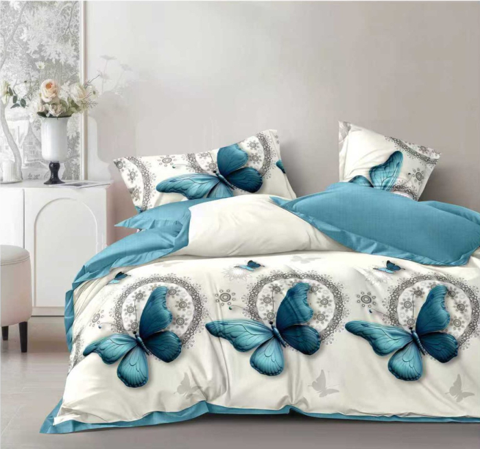 Lenjerie Finet 6 piese cu husa de pat pentru saltea de 160x200 si 180x200 [3]