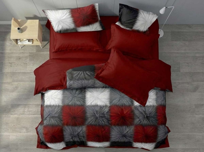 Lenjerie Finet 6 piese cu husa de pat pentru saltea de 160x200 si 180x200 [3]