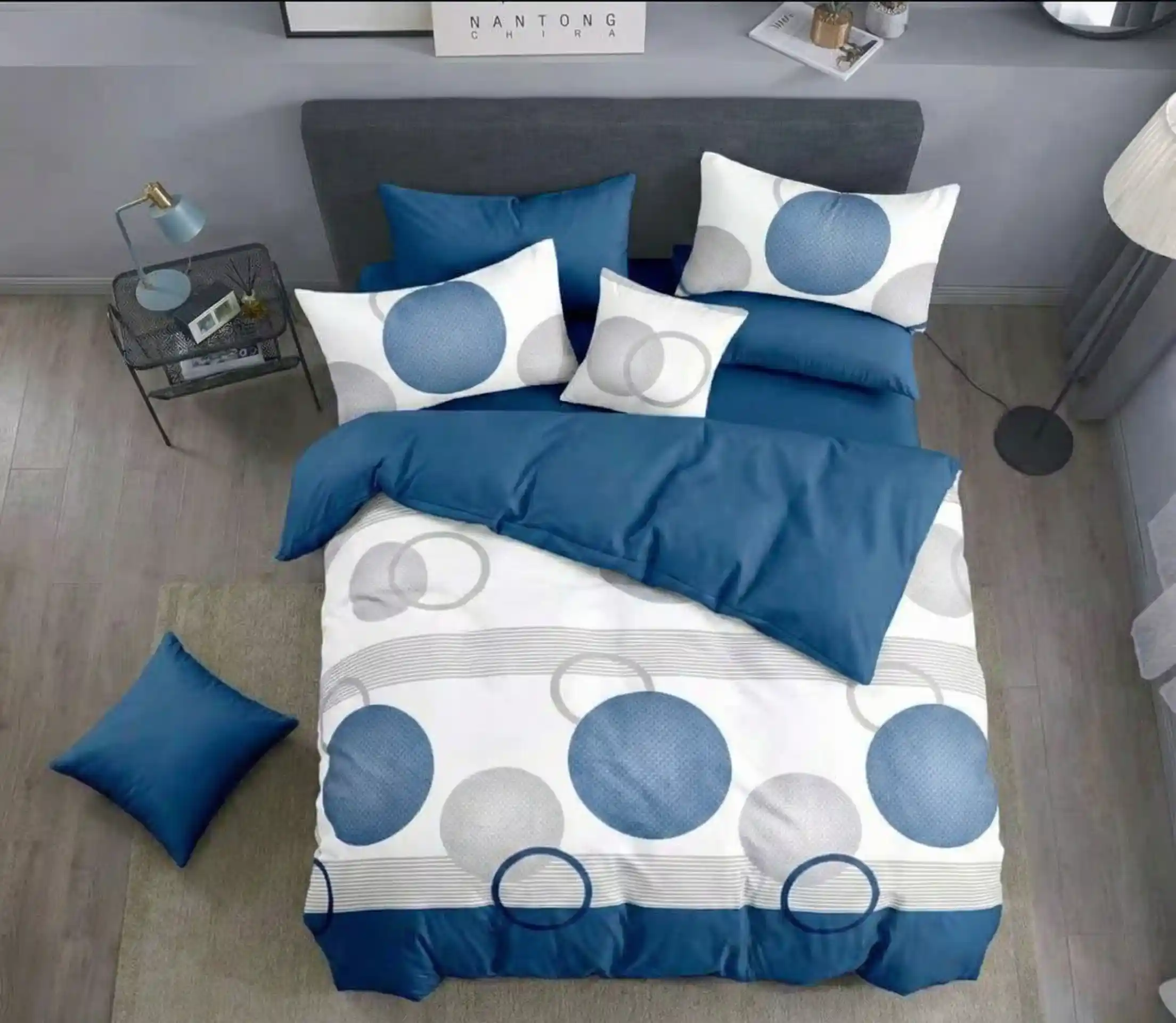 Lenjerie Finet 6 piese cu husa de pat pentru saltea de 160x200 si 180x200 [3]