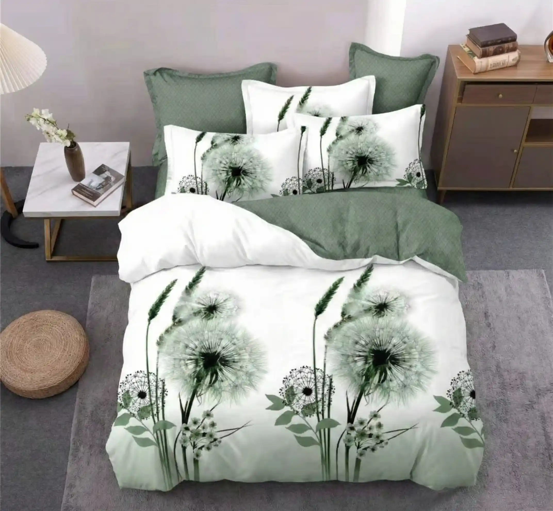 Lenjerie Finet 6 piese cu husa de pat pentru saltea de 160x200 si 180x200 [4]