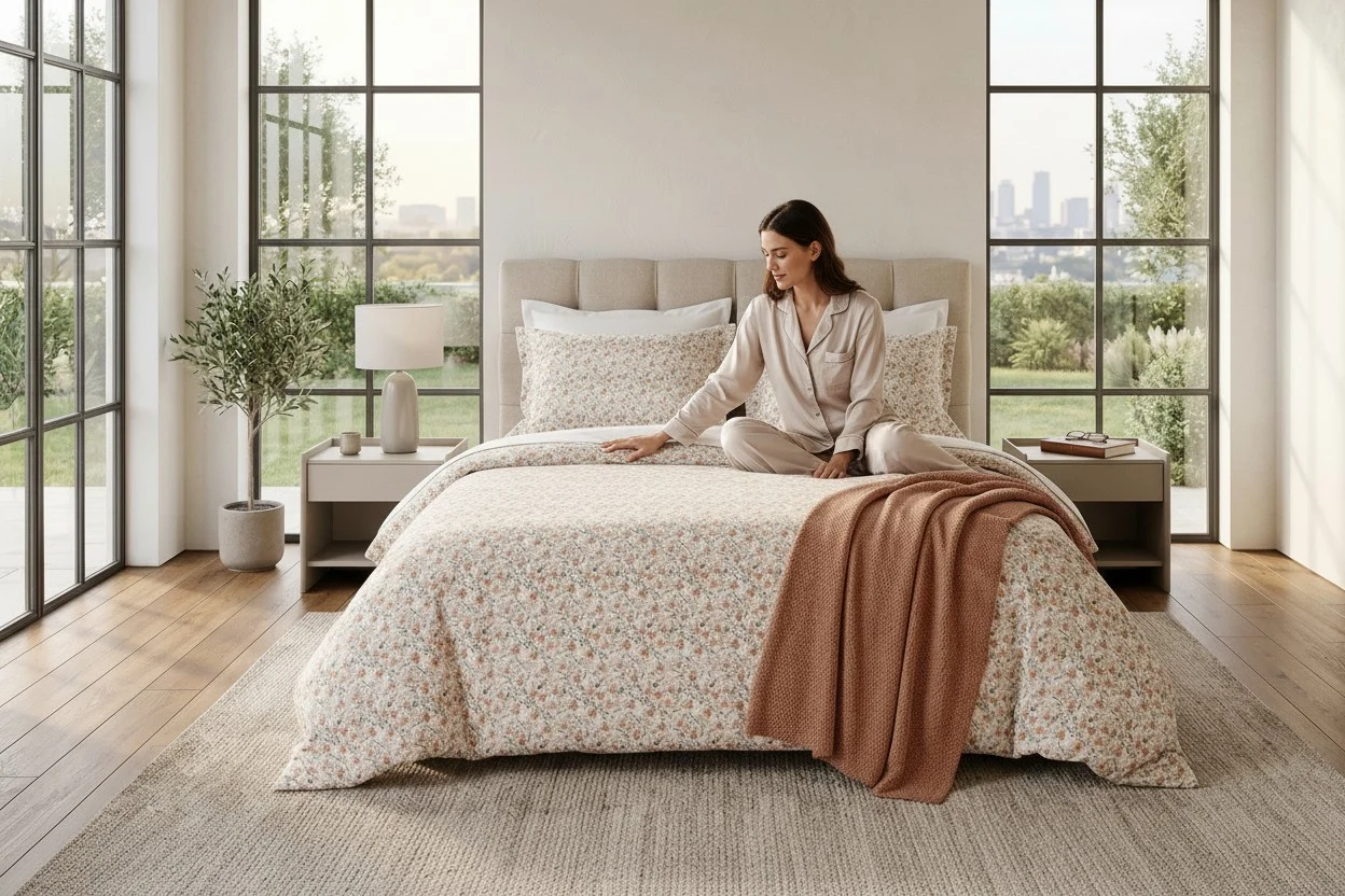 Lenjerie pat Ranforce 100% Cotton Pro (Fable) - Marime: O persoana [2]