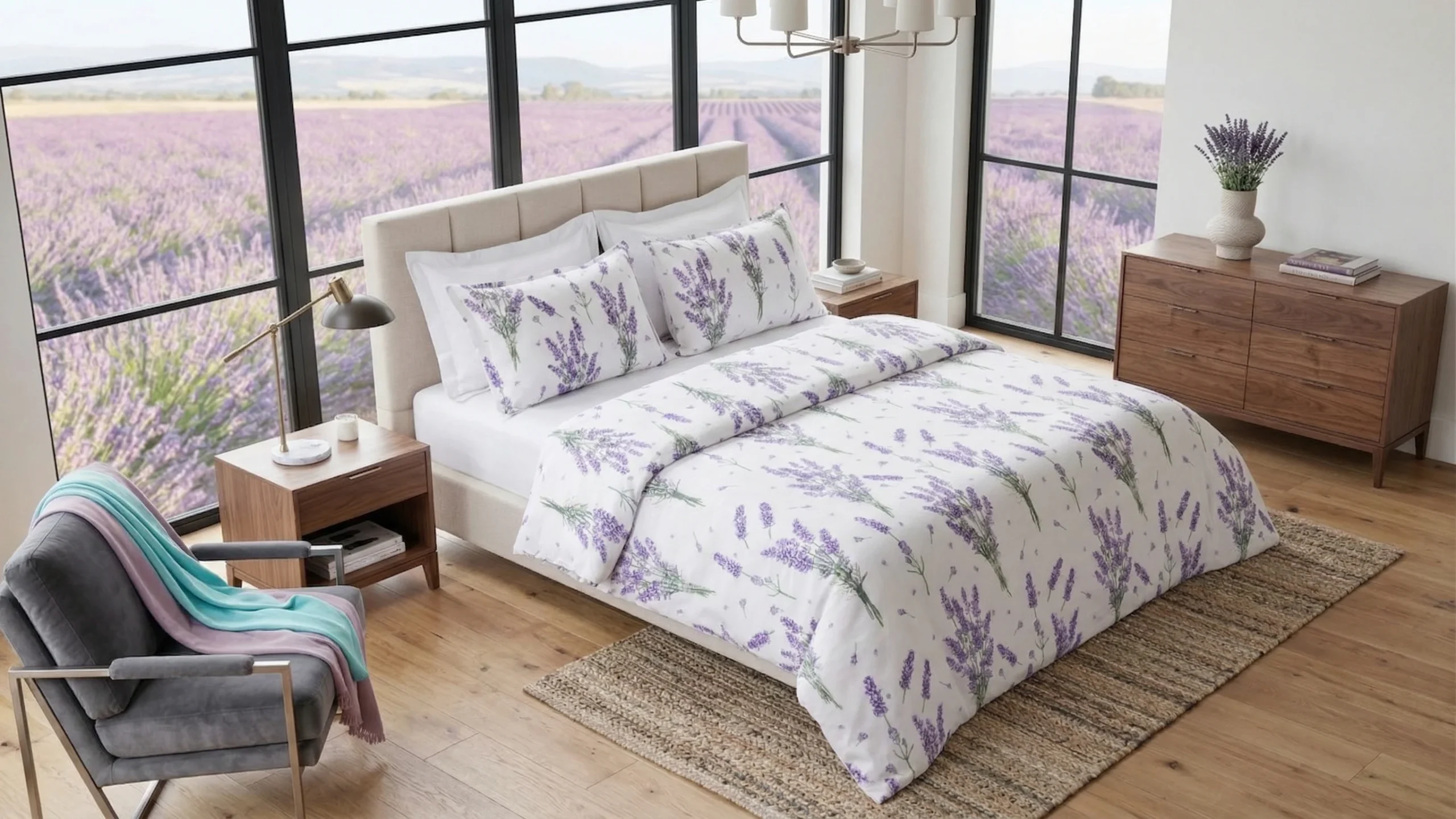 Lenjerie pat Ranforce 100% Cotton Pro (Luxe Nest) - Marime: O persoana [2]