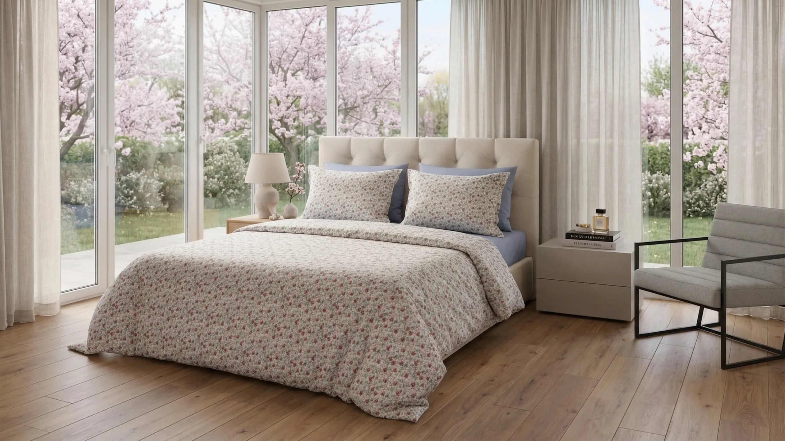 Lenjerie pat Ranforce 100% Cotton Pro (Mist And Silk) - Marime: O persoana [3]