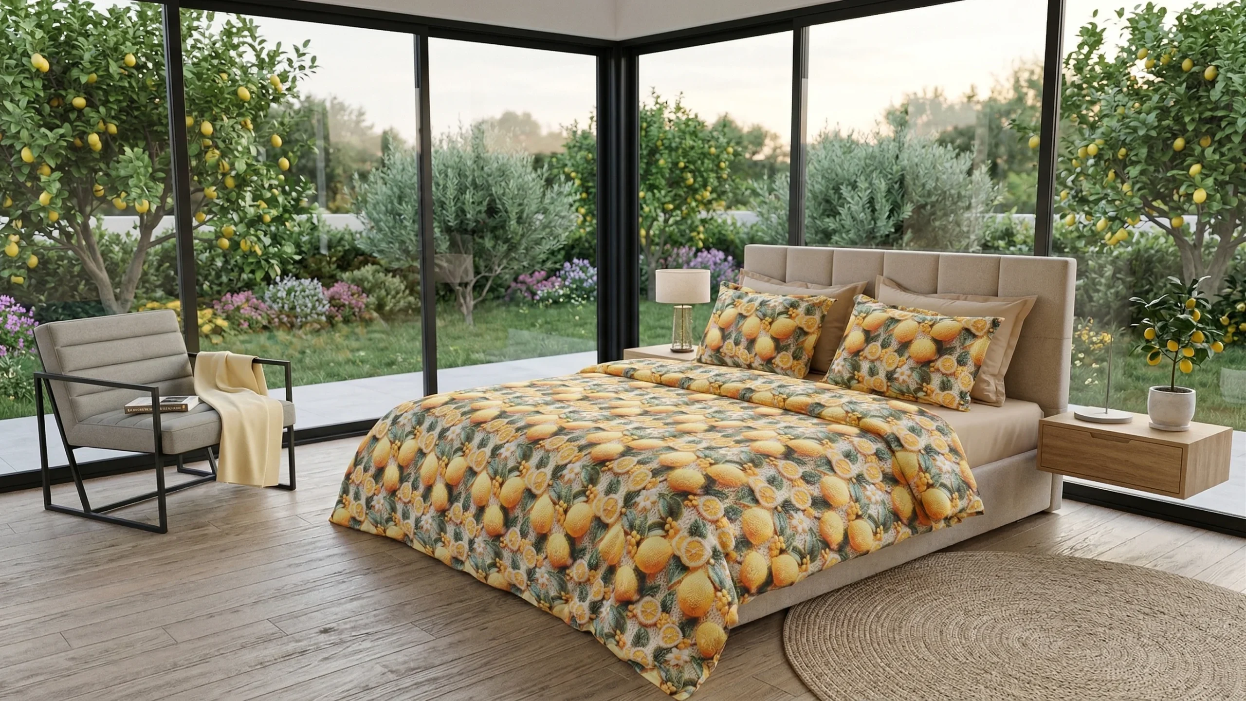 Lenjerie pat Ranforce 100% Cotton Pro (Phantom) - Marime: O persoana [2]