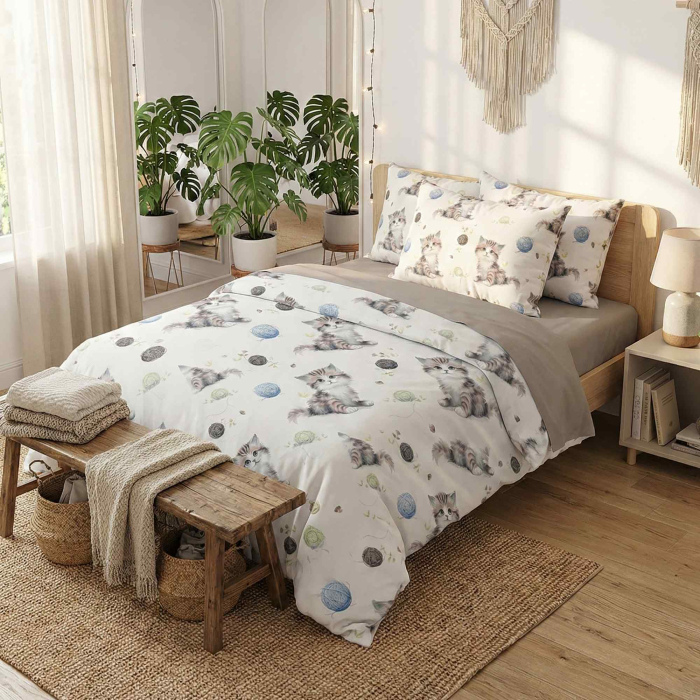 Lenjerie pat Ranforce 100% Cotton Pro (RCP13) - Marime: O persoana [3]