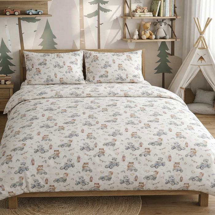 Lenjerie pat Ranforce 100% Cotton Pro (RCP26) - Marime: O persoana [2]