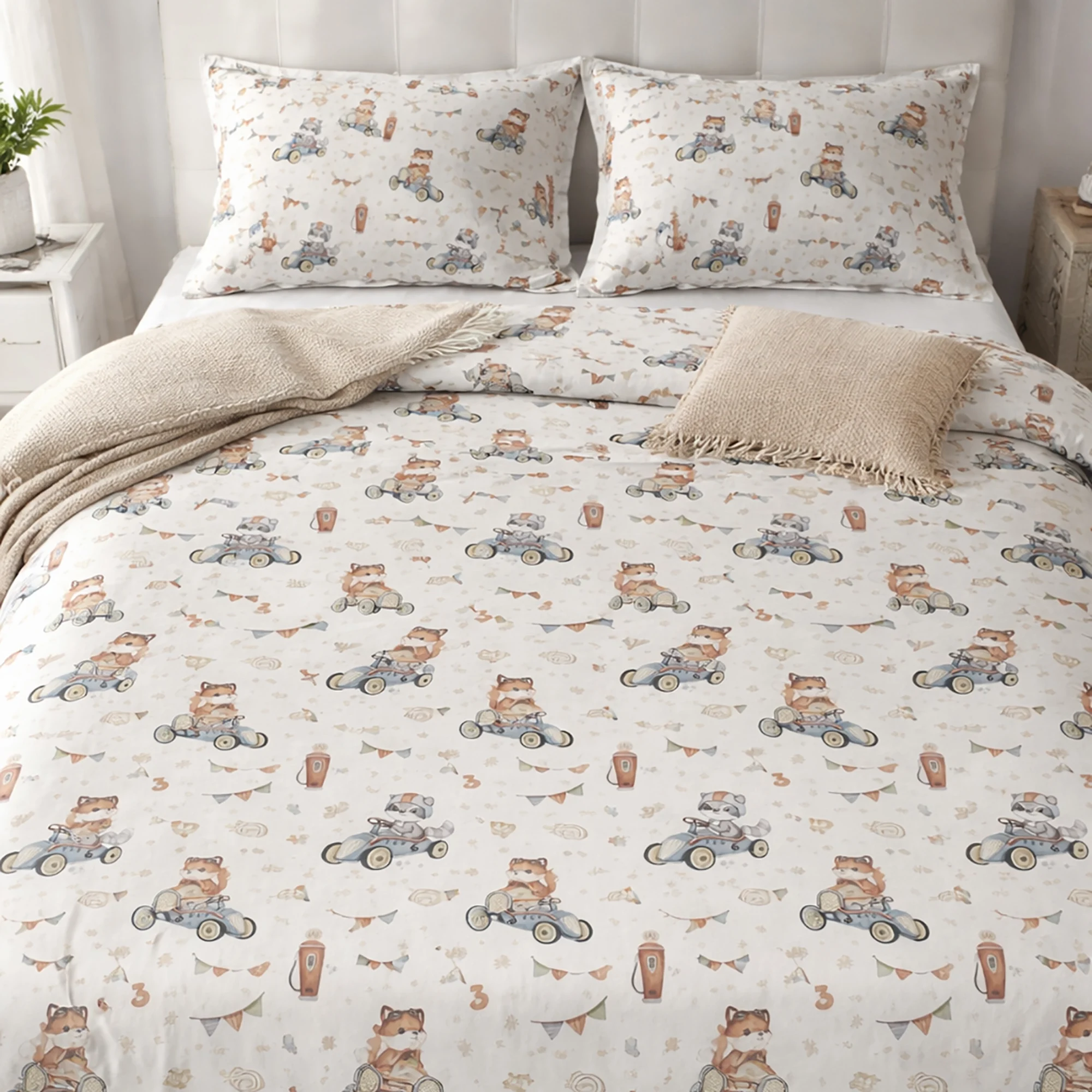 Lenjerie pat Ranforce 100% Cotton Pro (RCP72) - Marime: O persoana [3]