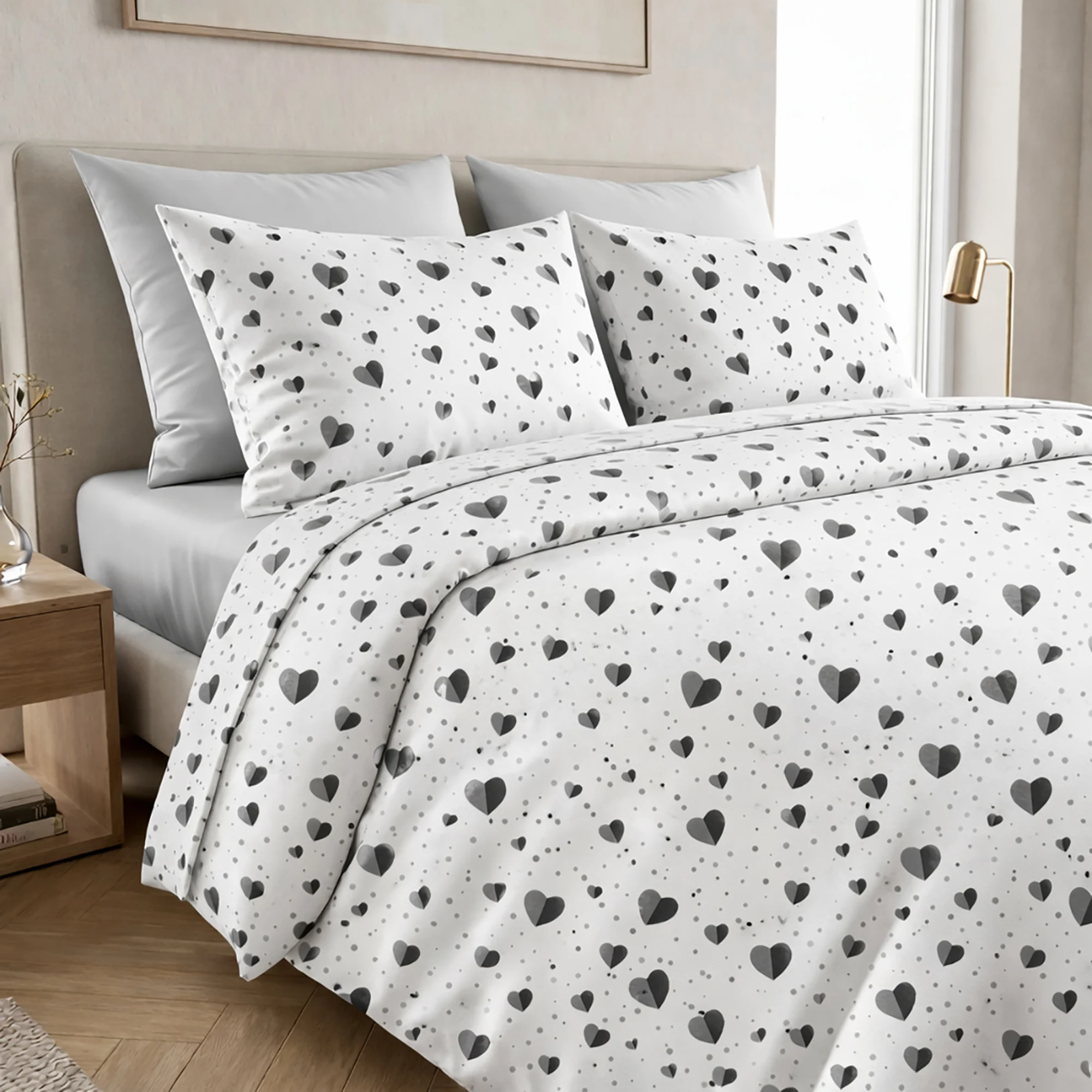 Lenjerie pat Ranforce 100% Cotton Pro (RCP74) - Marime: O persoana [2]