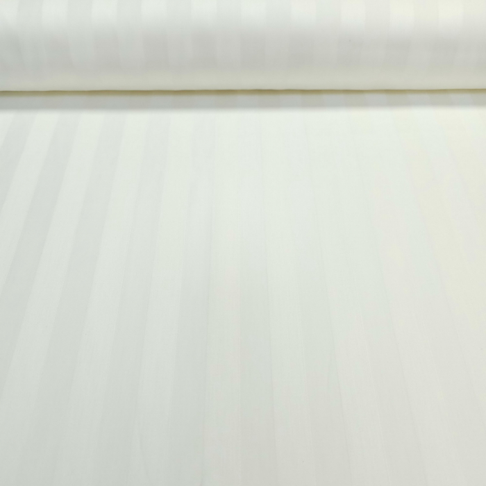 Material textil, bumbac 100%, Damasc satinat alb unt [2]