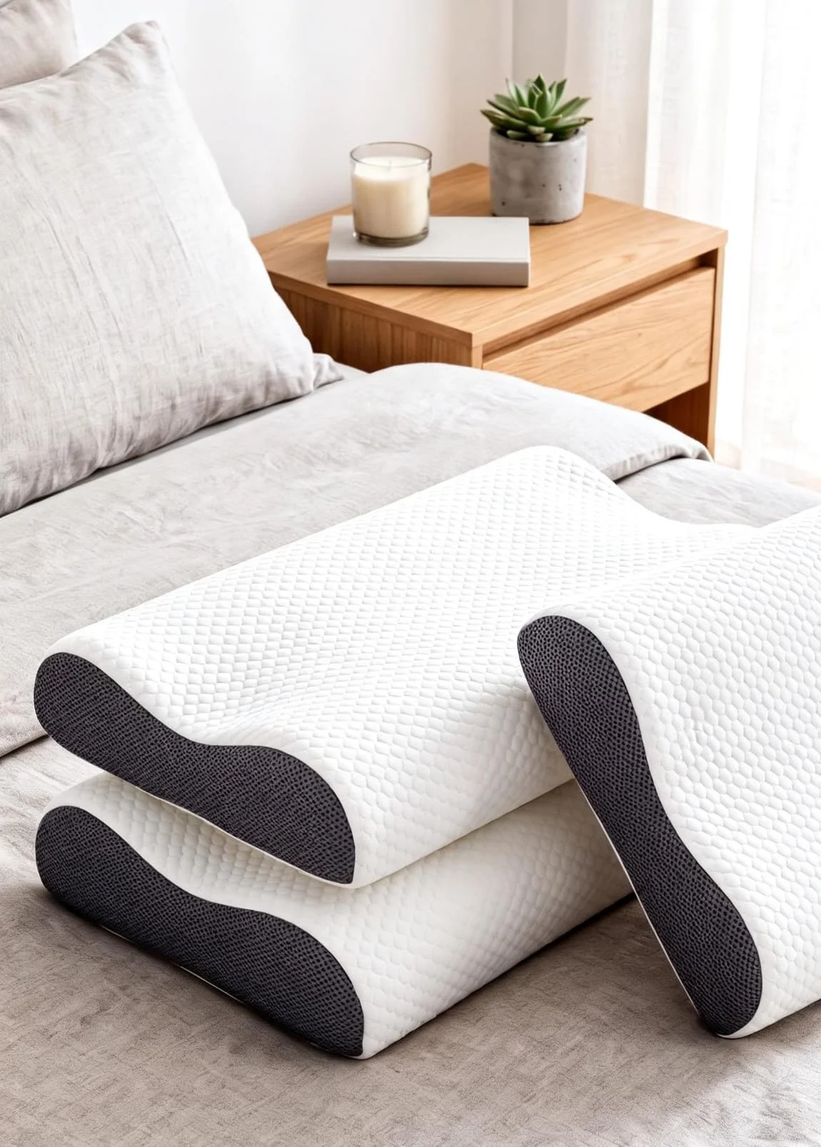 Perna ergonomnica memory cu sistem de ventilatie [4]