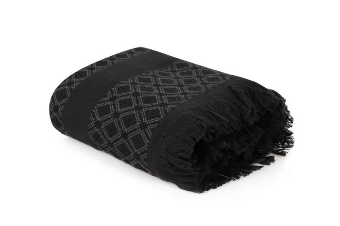 Prosop de baie, 75x150cm, Cotton Box, Twins - Anthracite [2]