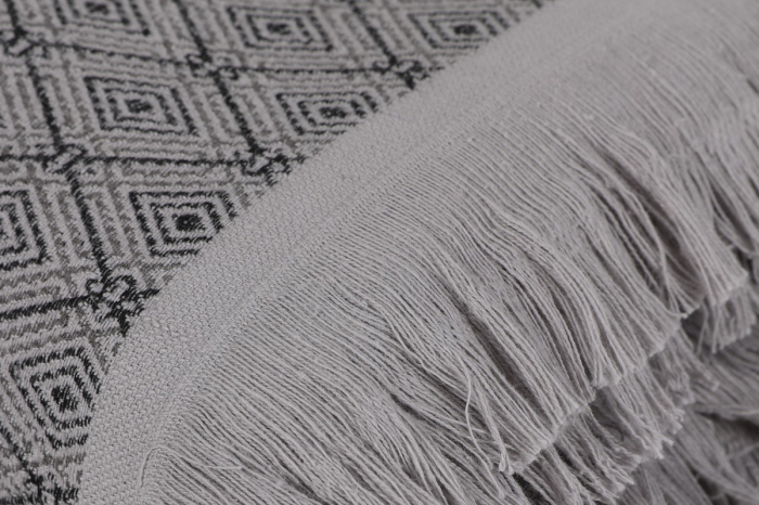 Prosop de baie, 75x150cm, Cotton Box, Twins - Grey [5]