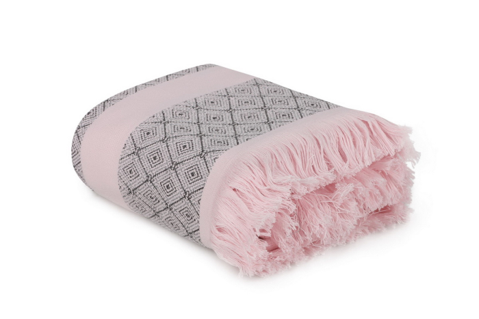 Prosop de baie, 75x150cm, Cotton Box, Twins - Powder [2]