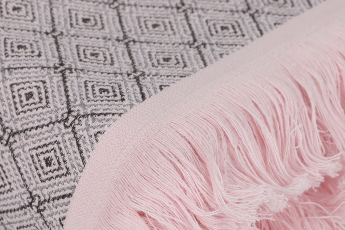 Prosop de baie, 75x150cm, Cotton Box, Twins - Powder [5]