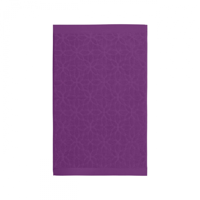Prosop de baie Leonardo Flowers 50x80cm - mov [2]