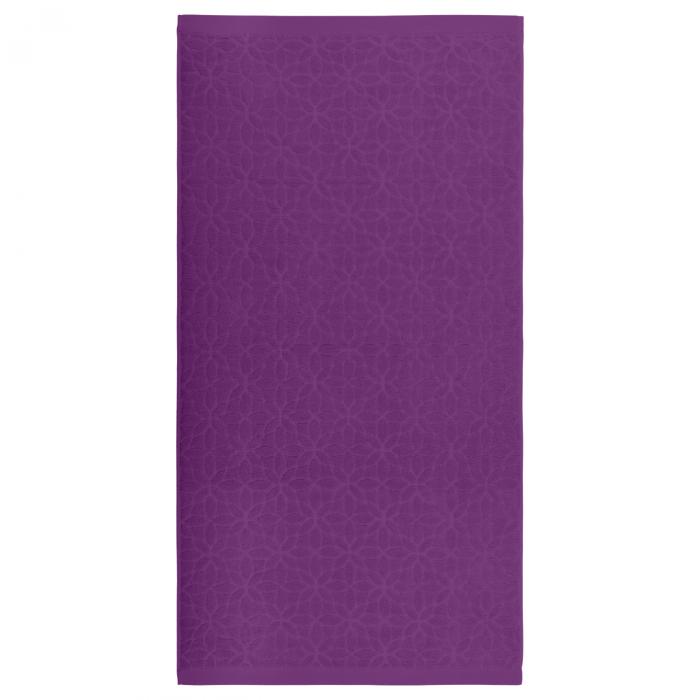 Prosop de baie Leonardo Flowers 70x140cm - mov [2]