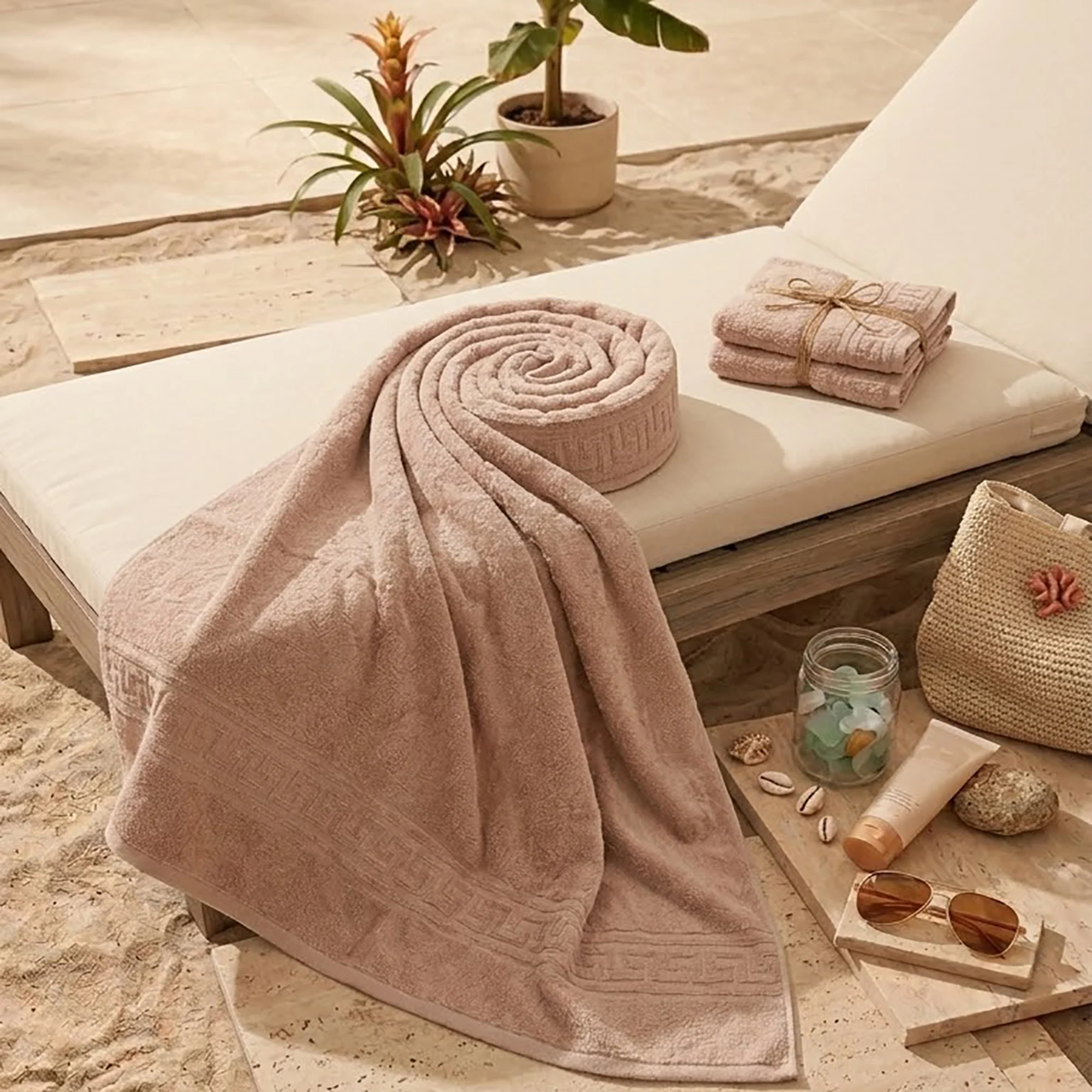 Prosop Plaja Greek Border 500g Cappucino [2]