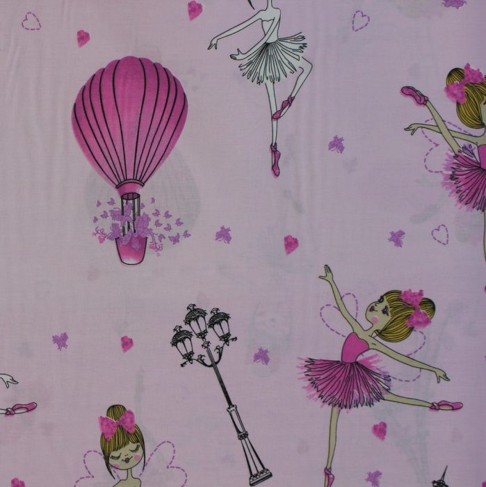 Ranforce roz cu balerina [2]