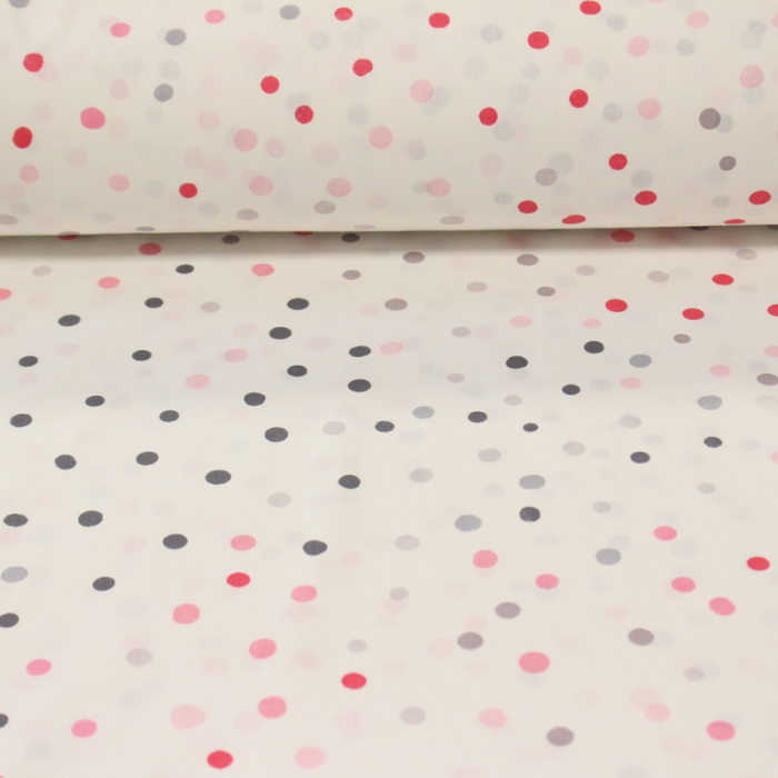 Ranforce alb cu buline roz și gri [2]