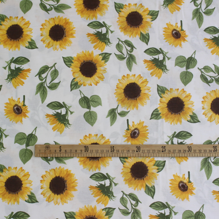 Ranforce alb cu floarea soarelui [3]