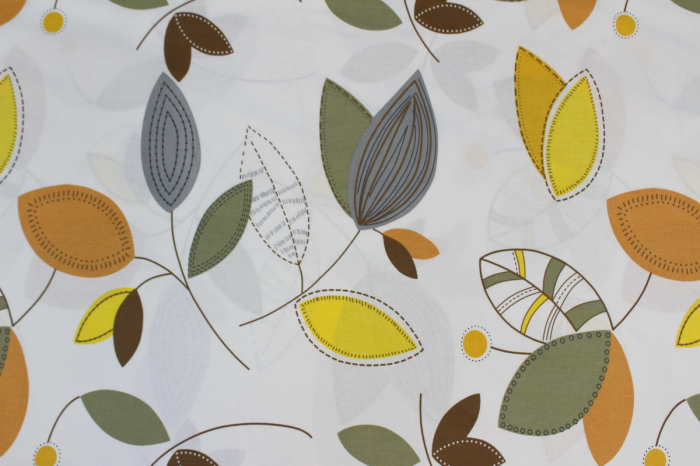 Ranforce alb cu frunze verzi si galbene [2]