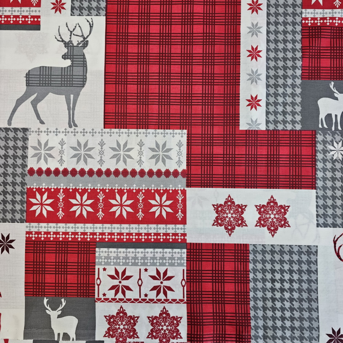 Material textil ranforce, bumbac 100%, Traditional de Craciun [2]