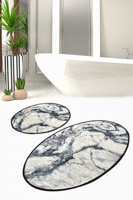 Set 2 covorase de baie, Chilai Home, Mermer [1]