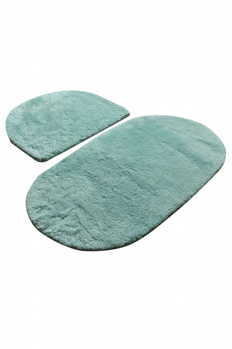 Set 2 covorase de baie, Chilai Home, Colors of Oval - Mint [2]