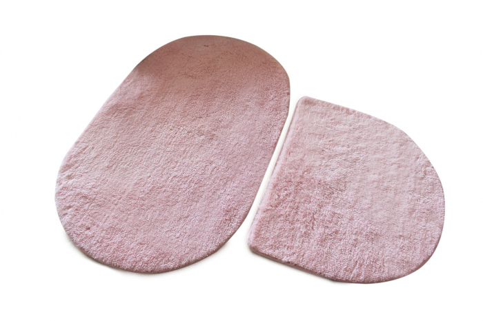 Set 2 covorase de baie, Chilai Home, Colors of Oval - Pink [2]