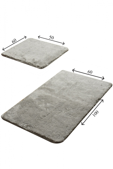 Set 2 covorase de baie, Chilai Home, Colours of - Grey [3]