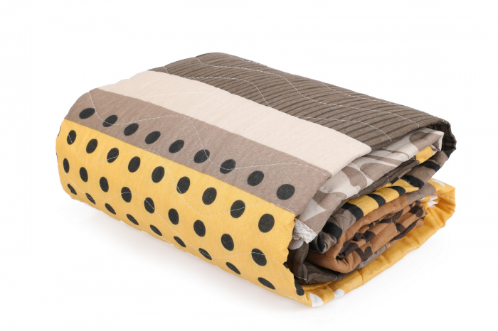 Set cuvertura matlasata 200x220cm, Eponj Home, Miranda - Galben [2]