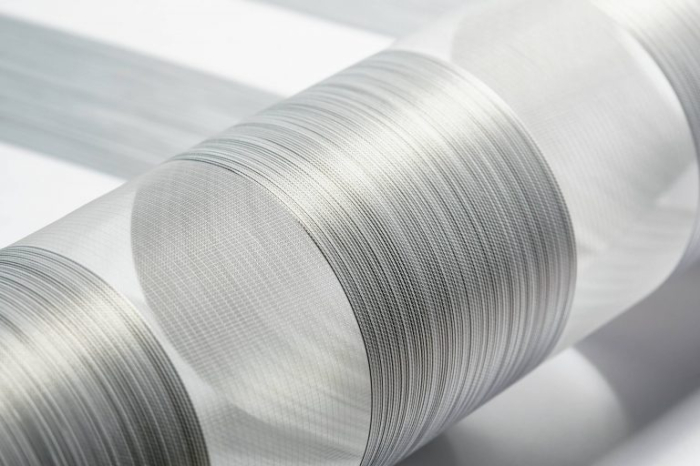 Stor mini Gardinia, Zebra Silk gri 761 [2]