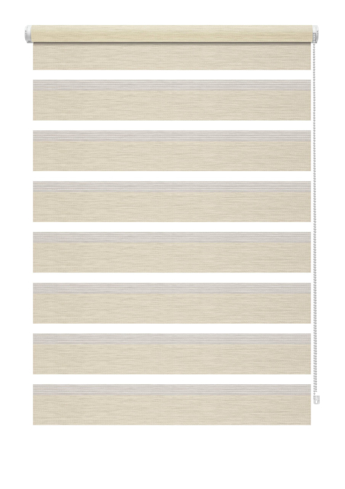 Stor mini Gardinia, Zebra silvalin crem 743 [2]