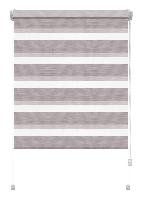 Stor mini Gardinia, Zebra silvalin mocca 742 [2]