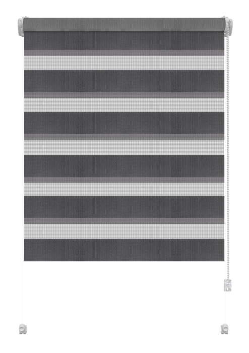 Stor mini Gardinia, Zebra gri 724 [2]