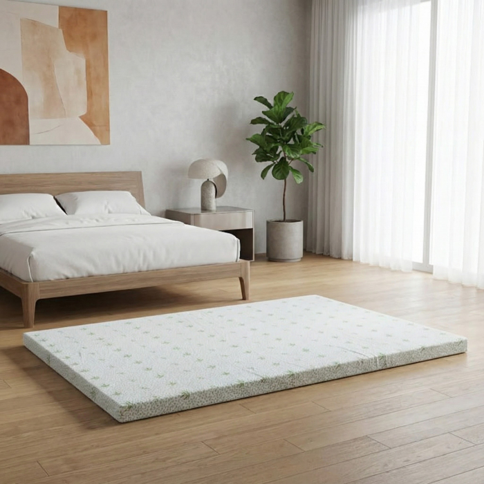 Topper Memory Aloe Vera - Marime: 90cm x 200cm [3]