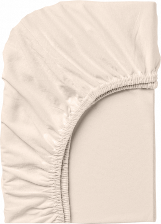 Cearceafuri de pat - cu elastic - Cearceaf de pat cu elastic, jersey bumbac 100%, Dilios, Ecru