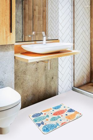 Covoras de baie 40x60cm, Chilai Home, Fish Colourful [0]