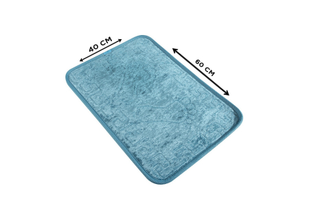 Covoras de baie 40x60cm, Chilai Home, Foot Print - Blue [2]