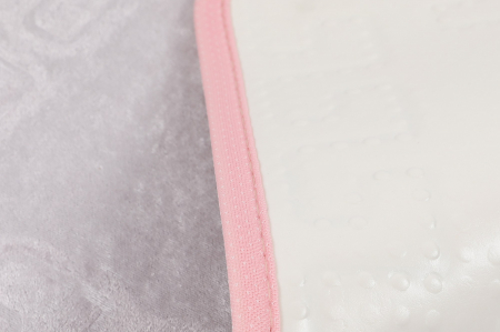 Covoras de baie 40x60cm, Chilai Home, Foot Private - Roz pudra [3]