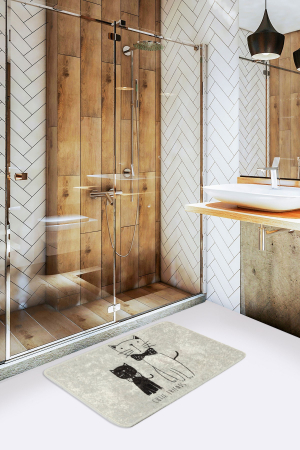 Covoras de baie 40x60cm, Chilai Home, Little Cats [0]