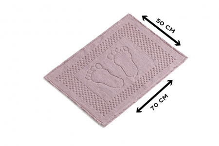 Covoras de baie 50x70cm, Chilai Home, Foet - Dusty Rose [1]