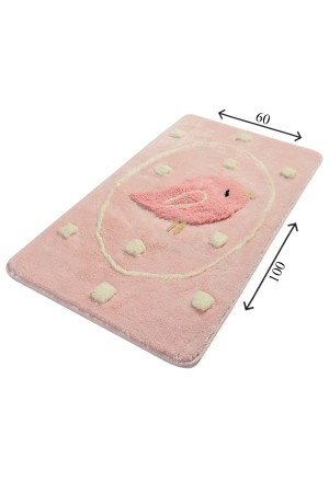 Covoras de baie 60x100cm, Chilai Home, Birdie - Pink [1]