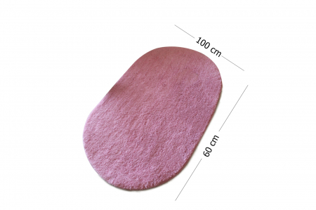 Covoras de baie 60x100cm, Chilai Home, Colors of Oval - Pink [2]