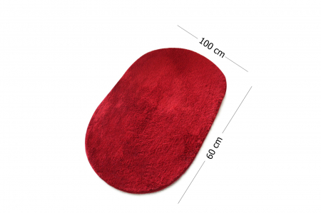 Covoras de baie 60x100cm, Chilai Home, Colors of Oval - Red [2]