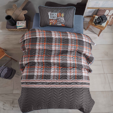 Pucioasa - Cuvertura de pat Clasy-matlasata o persoana (ROCK N ROLL)