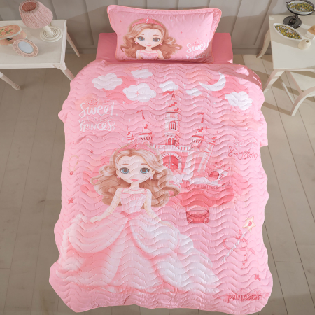 Pucioasa - Cuvertura de pat Clasy-matlasata o persoana (SWEET PRINCESS)