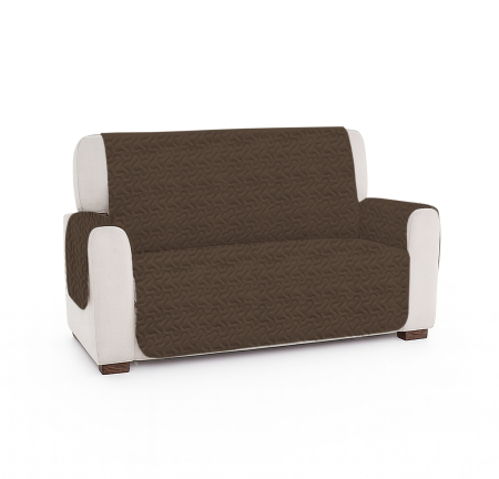 Pucioasa - Cuvertura matlasata canapea 2 locuri doua fete - DARK BROWNISH PURPLE