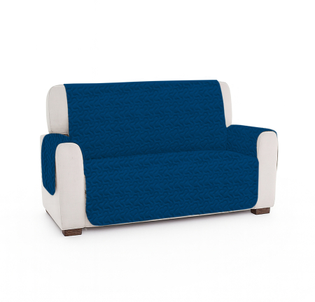 Huse canapele - Cuvertura matlasata canapea 2 locuri doua fete - ROYAL BLUE
